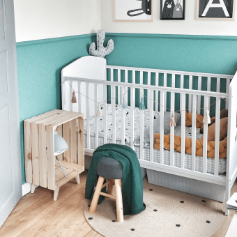 Opinie, atestowane łóżeczko niemowlęce i dziecięce Hampton Cot Bed 140×70 Woodies Safe Dreams